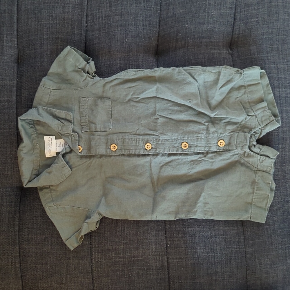 Carter's Little Planet Button-Front Romper